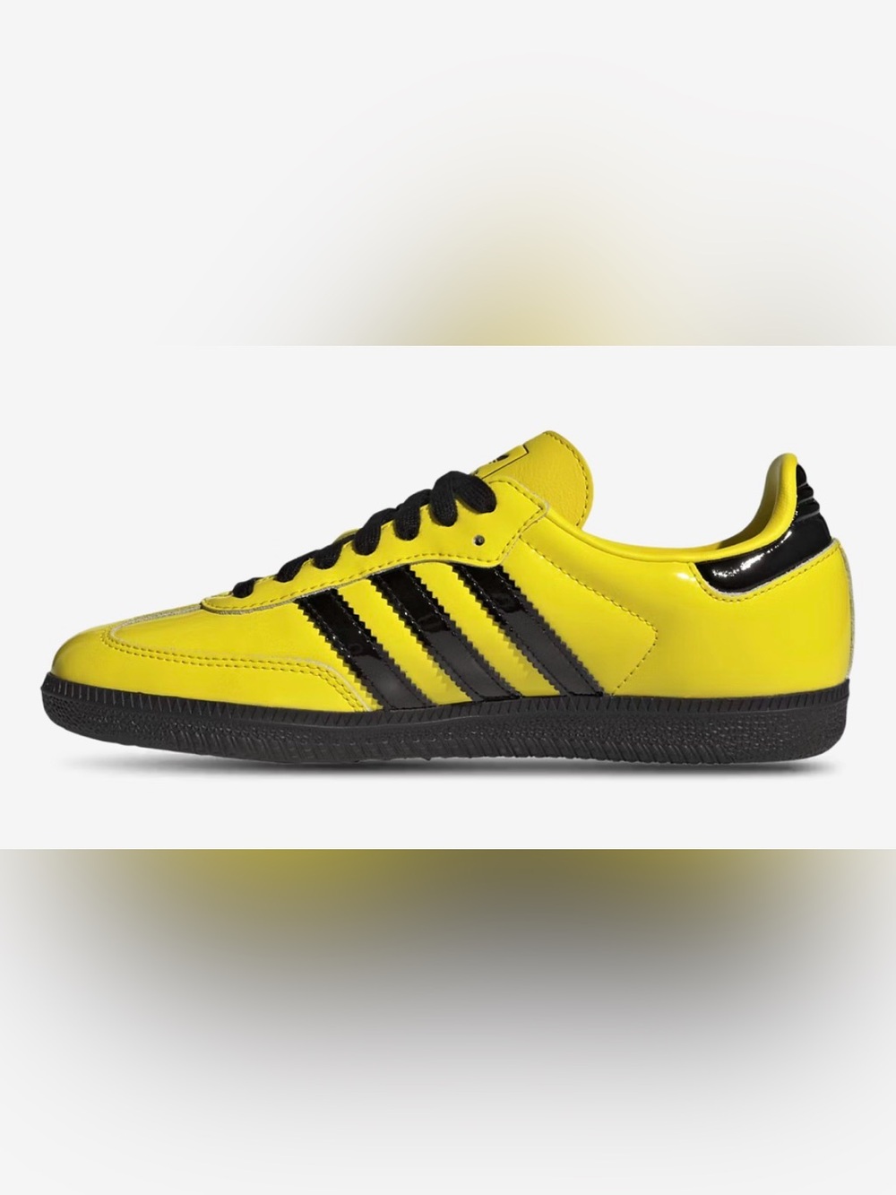 NIB [adidas] Samba Originals OG Sneakers Shoes Yellow/Black Women’s 5/5.5 Y4/4.5 - Picture 2 of 16